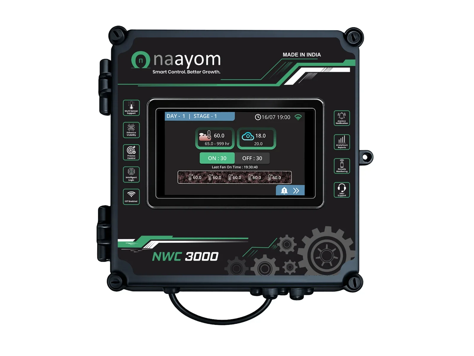 Smart Bunker Computer for Phase I Mushroom Composting