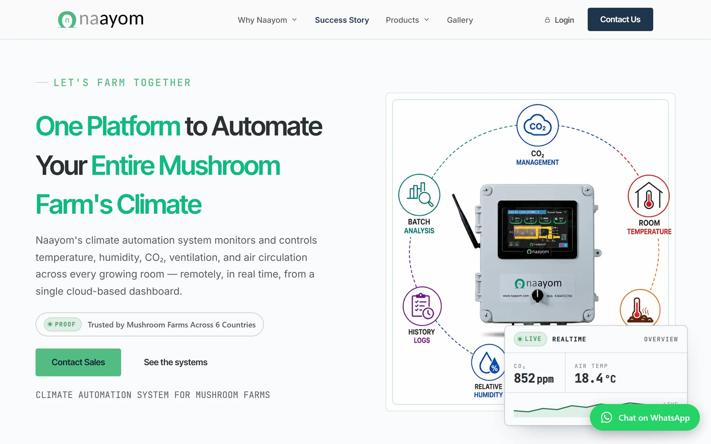The Naayom website